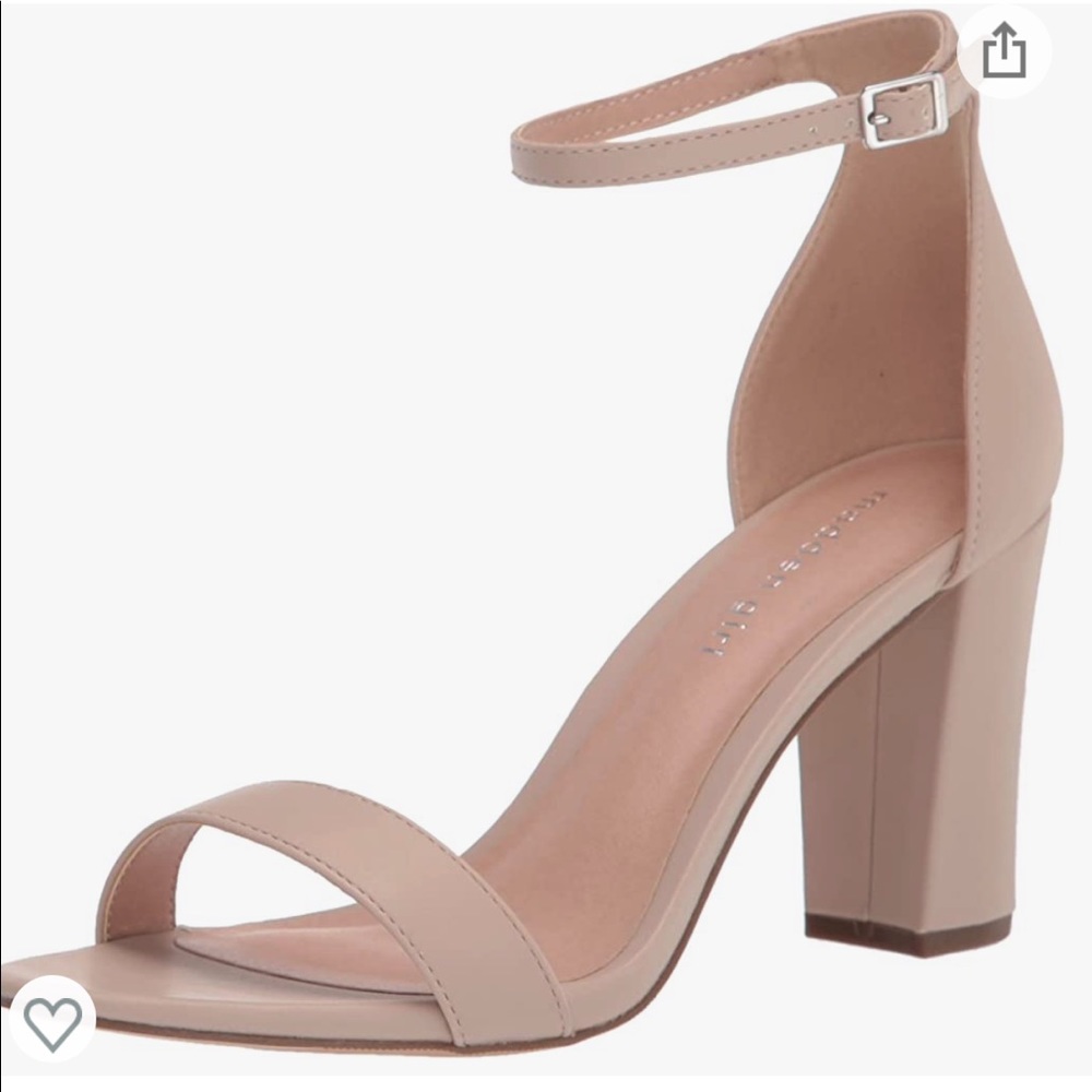 Madden Girl heels, blush, 9